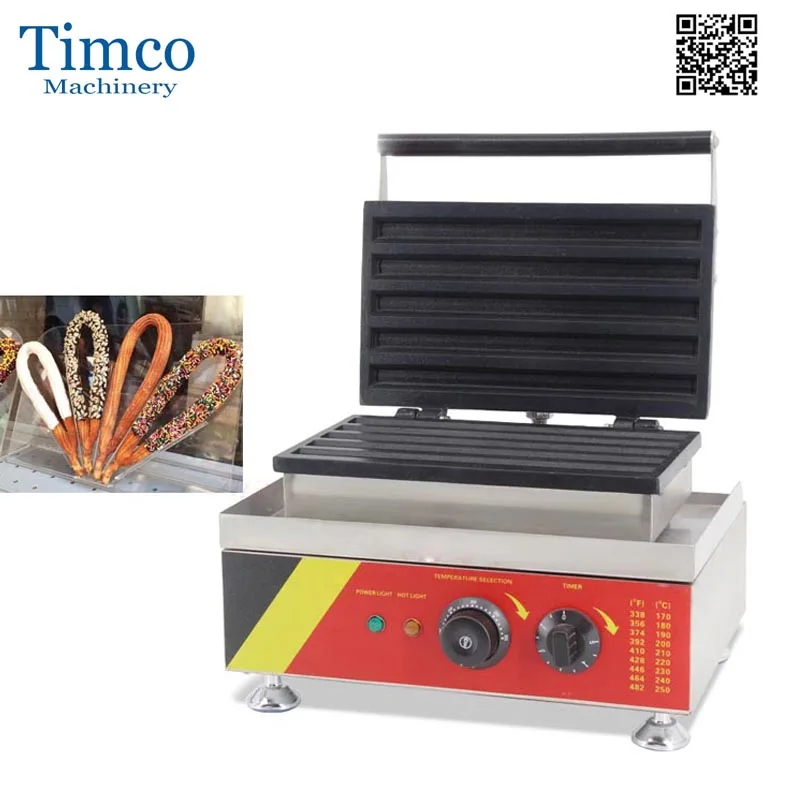 ماكينة صنع وافل مافن هوت دوج 5 قطع من تيمكو الإسبانية