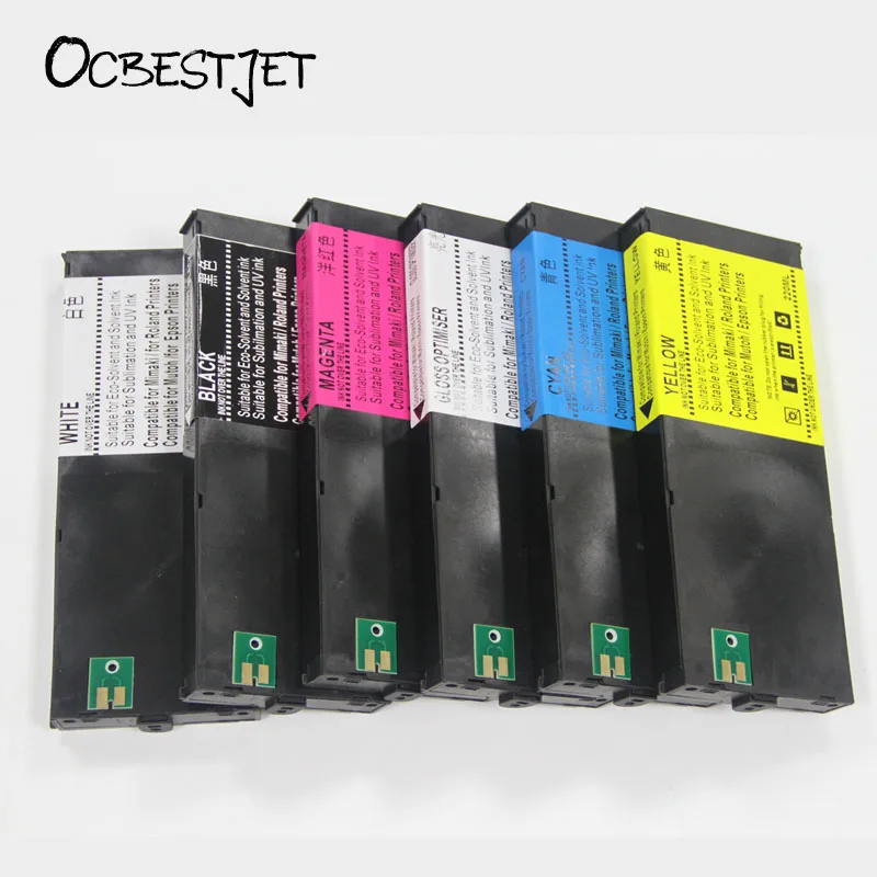 ECO-UV Ink Cartridge Full With 220ML UV Ink For Roland LEF-300 LEF-20 LEF-12 LEJ-640 LEC-540 LEC-330 (7 Colors Are Available)