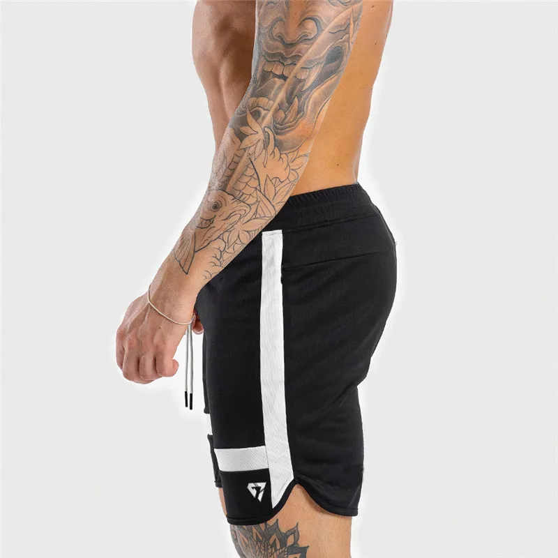 GITF Men Shorts Sport Training Shorts Men Running Shorts Mans Gym Fitness Joggers Sweatpants Jumper's Basketball Shorts Black