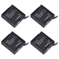 4PCS 1000mAh Original SJCAM SJ6 LEGEND Battery for SJCAM SJ6 Legend Sport Action Camera Accessories