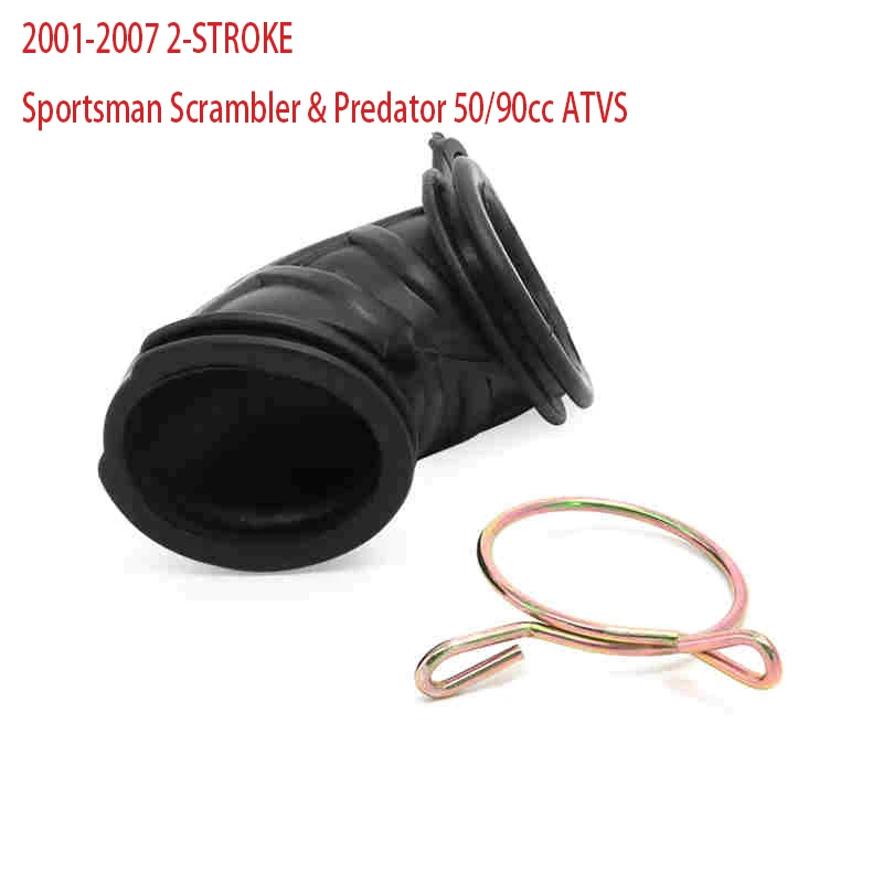 Air filter cleaner intake hose starter 0451077 for Polaris Predator 50 90 Scrambler 90X Sportsman 2001-2007 50cc 90cc ATV