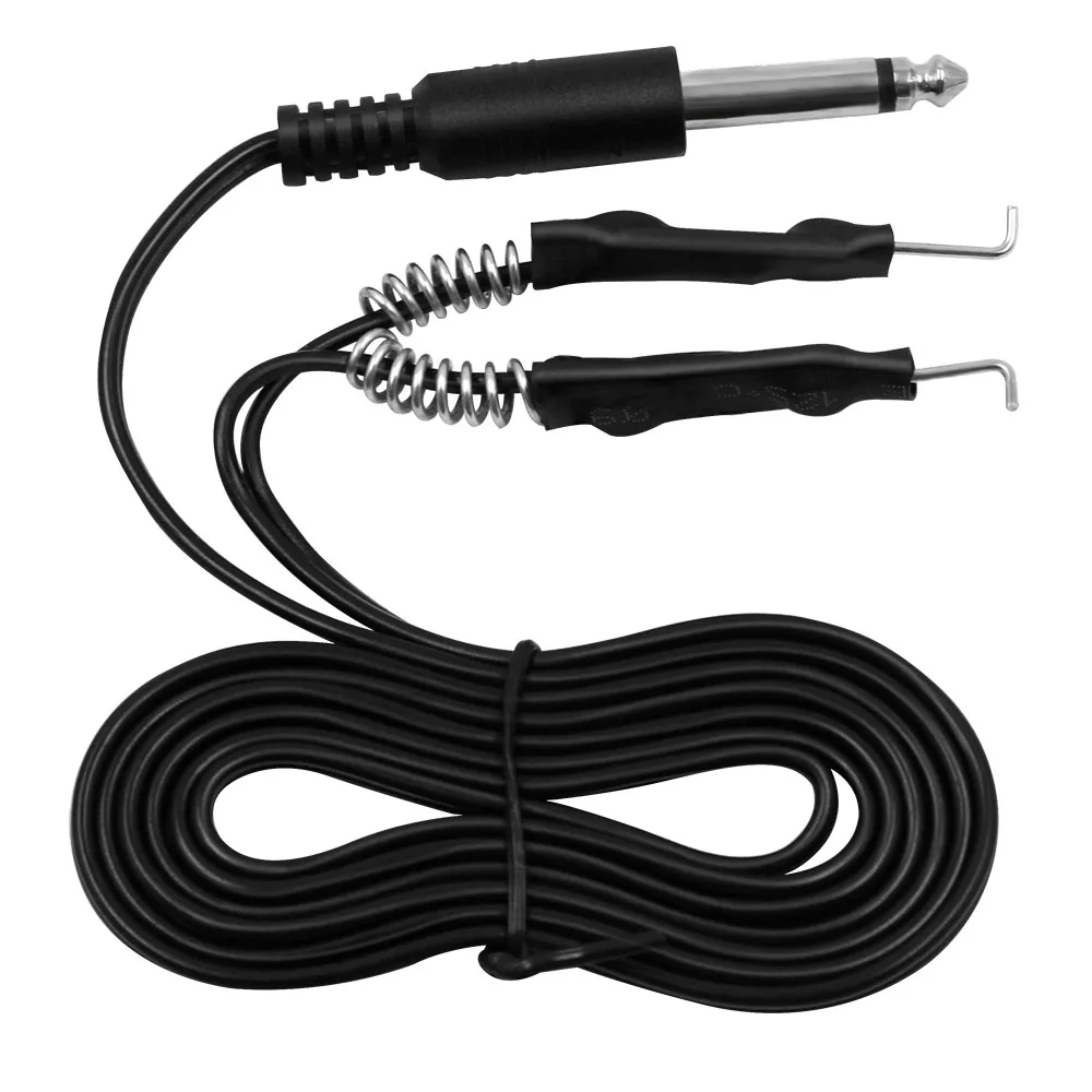 1pcs Tattoo Clip Cord Hook Line Power Cable For Tattoo Machine/Gun Foot Pedal Switch Power Supply Accessory 1.8M