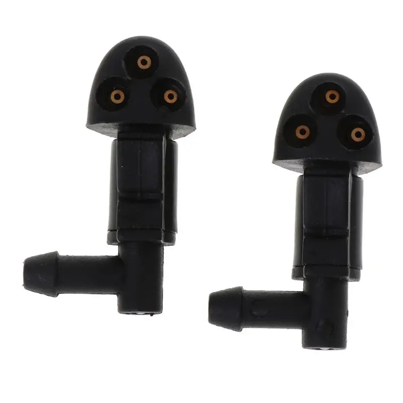 2Pcs 3-Hole Car Windshield Washer Wiper Water Spray Nozzle Fit for Chevrolet Cruze 2009-2014