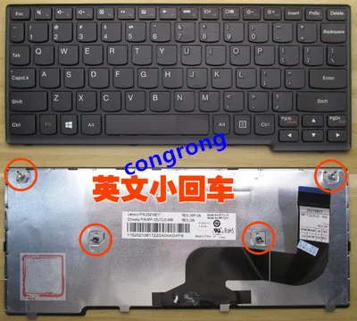 

us laptop keyboard for lenovo YOGA 11 YOGA11S YOGA 11S S210 FLEX 10 us black with frame keyboard