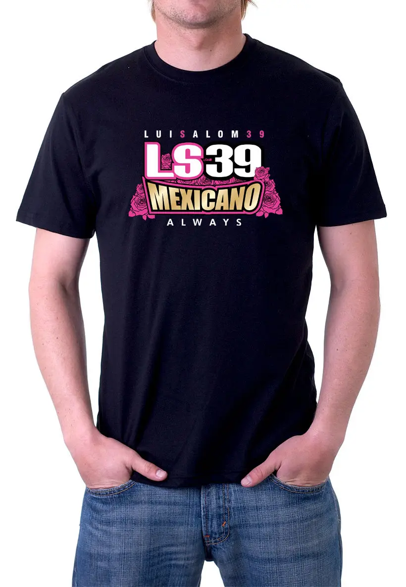 Luis Salom 39 Mexicano Rider Always In Our Hearts T-Shirt T-Shirt for Male Short Sleeves 100% Cotton Classic Sleeveless T Shirt