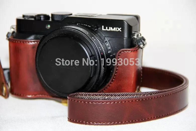 New PU Leather Camera Case Bag Cover For Panasonic  LX100 DMC-LX100 LX100 II DC-LX100 II Camera  Bag