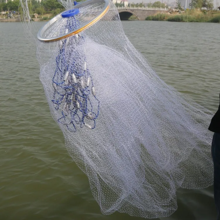 Small Mesh Far Throw Cast Net, American Style, 1.2-2.1m Catch Fishing Net with Ring, Sports Hand Throw, Fishing Network Tool - AliExpress 18 Small Mesh Far Throw Cast Net, American Style, 1.2-2.1m Catch Fishing Net with Ring, Sports Hand Throw, Fishing Network Tool - AliExpress 18
