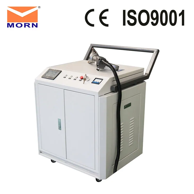 100w original high quality handle automation laser cleaning machine for rust, paint, oil, residuum cleaning made in China