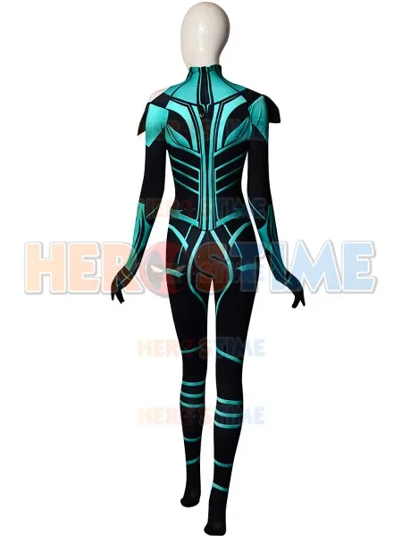 Hela of Ragnarok-Disfraz de LICRA para mujer, traje de Cosplay con estampado 3D, Zentai, para Halloween