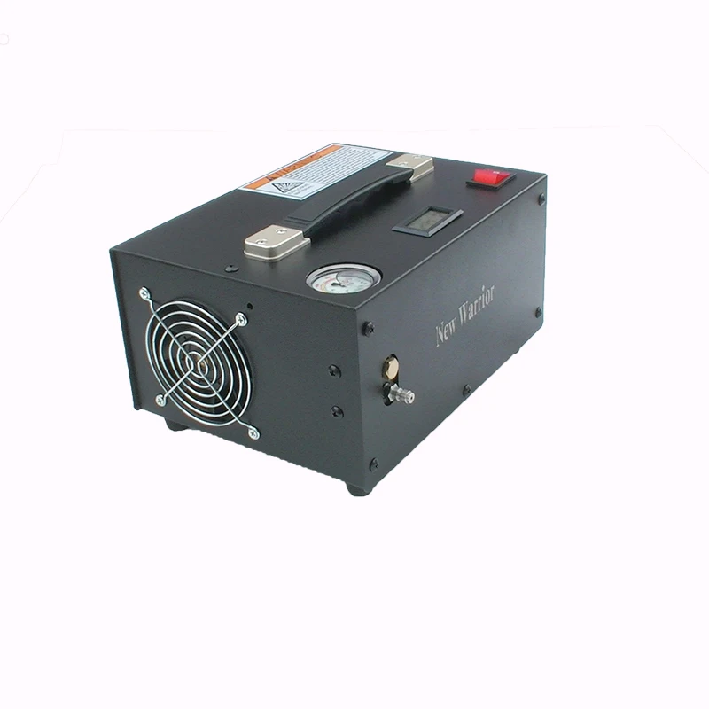 SOVOFLO HPA Air Compressor High Pressure Air Pump 30MPa 300Bar 4500PSI Air Charging Machine 12V DC Bottled Air Recharging Tool