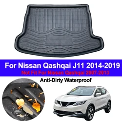 Car Rear Boot Cargo Liner Tray Trunk Luggage Floor Carpet Mats Carpets Pad For Nissan Qashqai J11 2014 2015 2016 2017 2018 2019