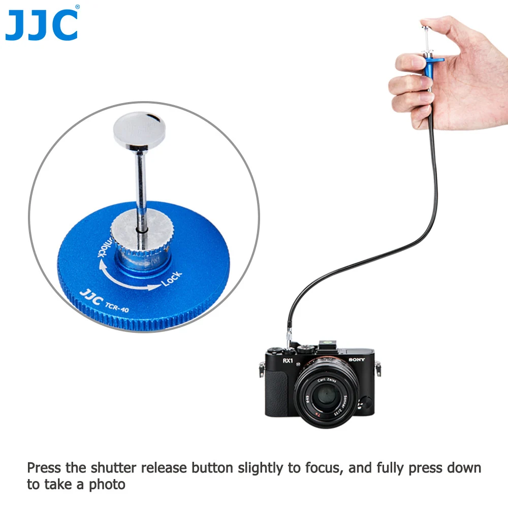 JJC Shutter Release Cable Remote Control Cord for Fujifilm X100VI  XT3 XT4 XT30 XPRO3 X100V XT20 XPRO2 X100F XT10 XE3 XE4 X-E4