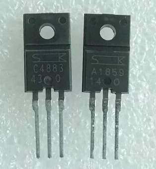 2SA1859A 2SC4883A A1859A C4883A A1859 C4883 2A 180V TO-220F  ROHS ORIGINAL 10PCS/lot  Free Shipping Electronics composition kit