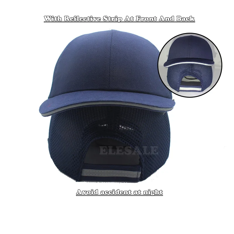 Nieuwe Zomer Bump Cap Baseball Hoed Stijl Beschermende Hi-Viz Harde Hoed Werk Veiligheid Helm Voor Werk Site Hoofd bescherming