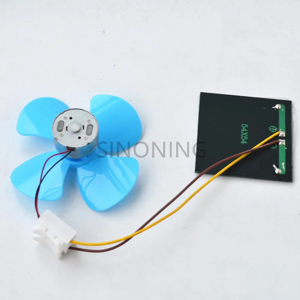 Solar test suite DIY solar fan small production technology