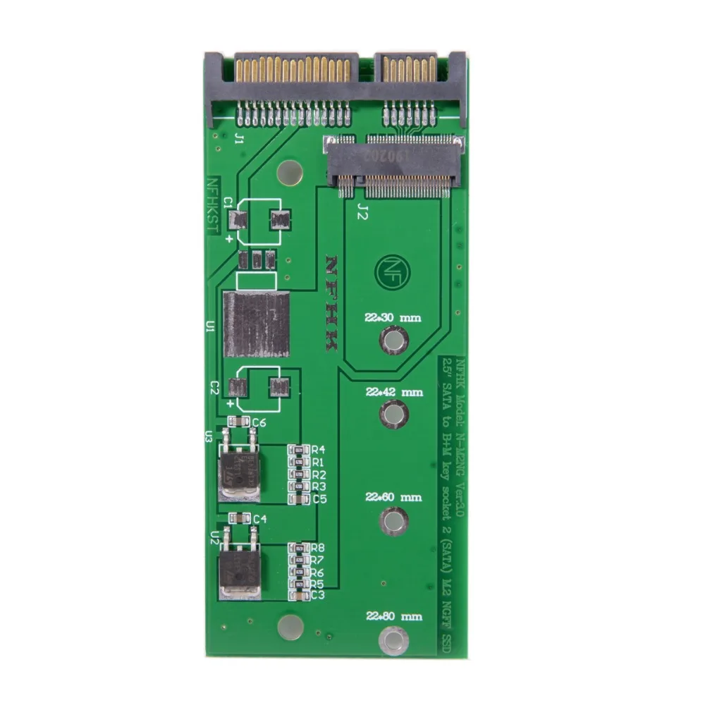 

Chenyang M.2 NGFF PCI-E 2 Lane SSD to 7mm 2.5" SATA 22pin Hard Disk Case PCBA for X240S Y410P Y510P E431 E531