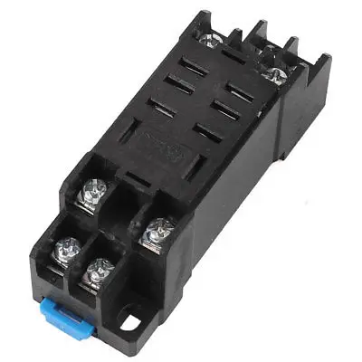 PTF-08A DIN Rail Track Mount 8pin Relay Socket Base for LY2NJ LY2