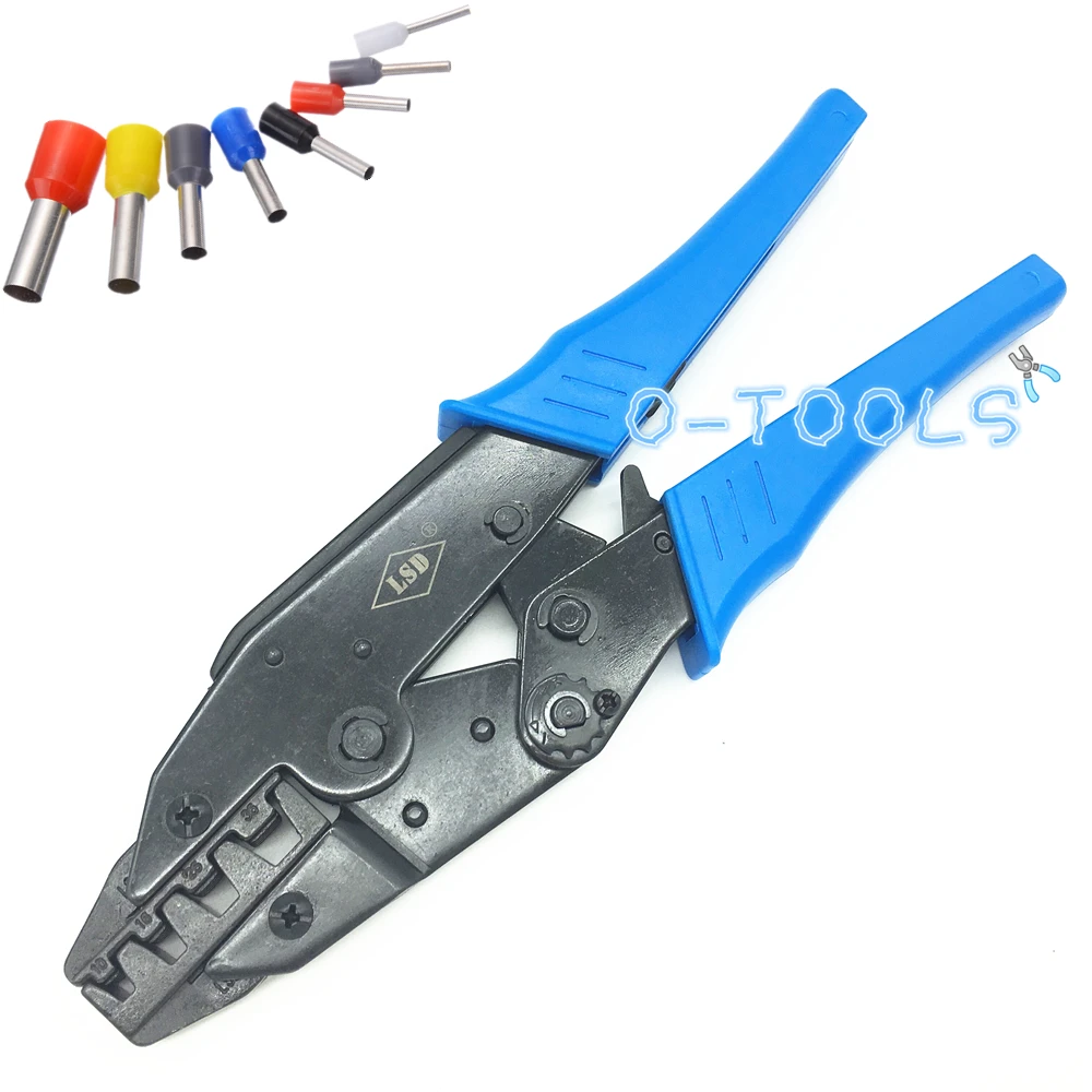 اسئلة العقص أداة ل سلك نهاية الحلقات 10-35mm2 اليد cimping ذو طيات المكشكش LS-35WF