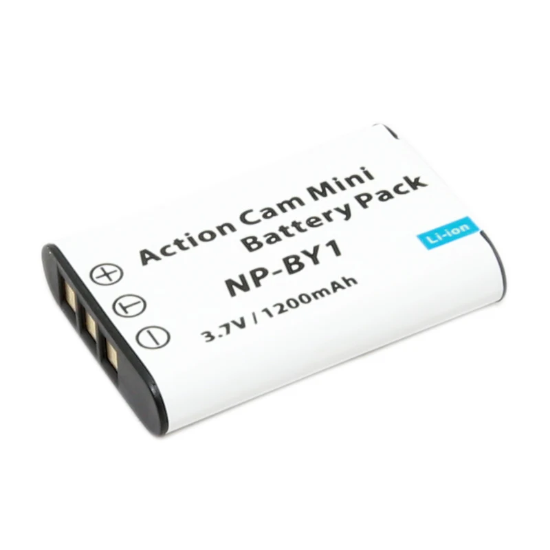 1 قطعة NP-BY1 NP BY1 بطارية حزمة لسوني HDR-AZ1VR AZ1 AZ1V AZ1VR الرياضة عمل كام كاميرا صغيرة PM173 3.7 فولت 1200 مللي أمبير