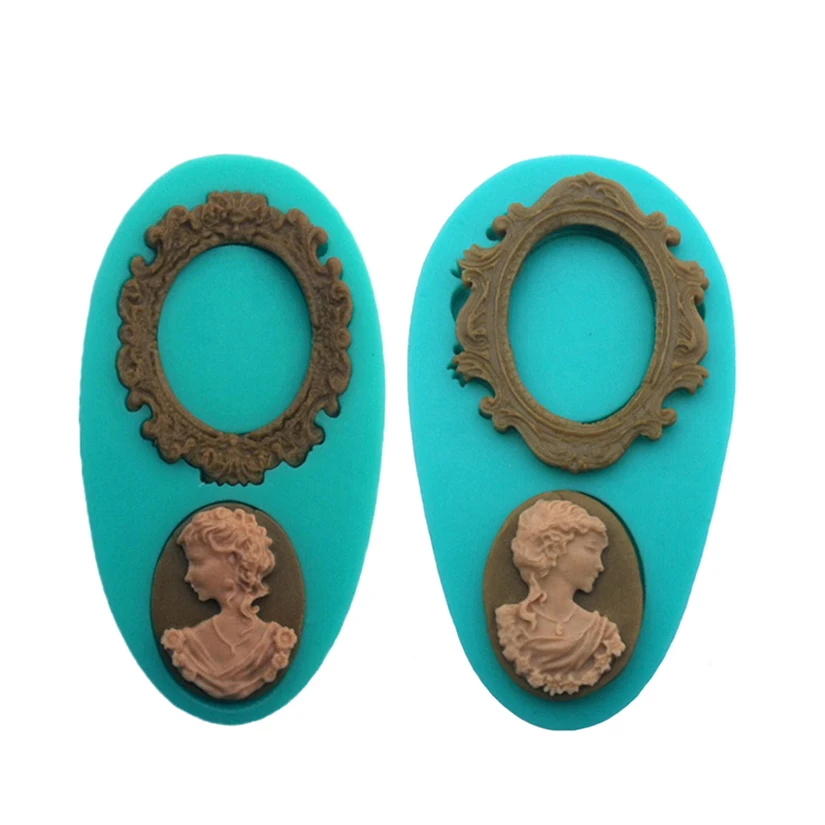 Avatar photo frame 100% food-grade silicone baking molds, fo