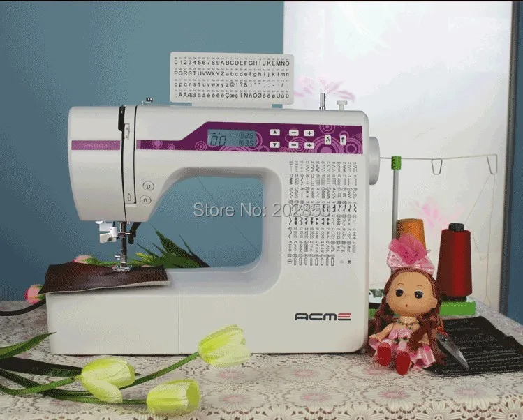 2024 Update Household Multi-Function Sewing Machine,W/ 200 Different Stitches,Can Embroidery Letters,LCD Screen+Speed Adjustor!