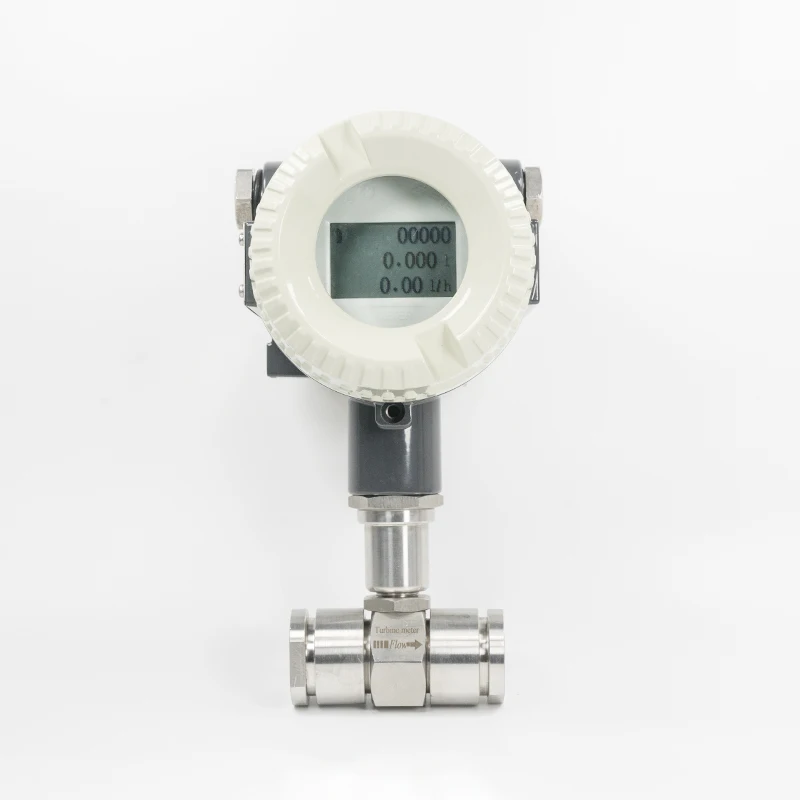 Water Flow meter DN4 Diameter and Local LCD Display thread connection Turbine flow meter