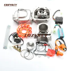 180cc EGR Big Bore Kit, Performance Coil AC CDI & A11 Cam & Fan for GY6 150cc 157QMJ 61mm Chinese Scooter