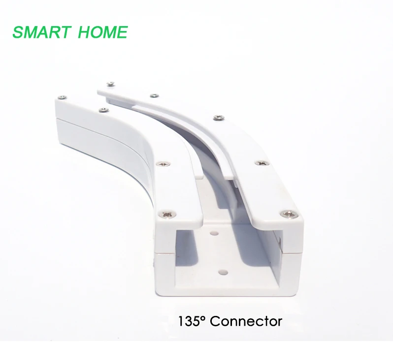 High Quality 90 degrees Curtain track Connector 135/180 degrees Electric Curtain Track Rail Joint Bracket Connector