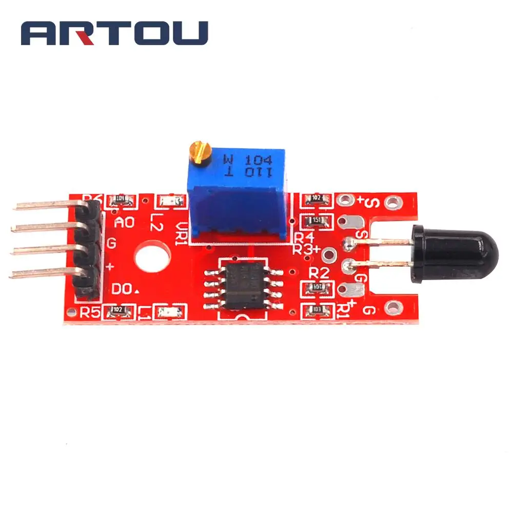 1pcs/lot KY-026 Flame Sensor Module IR Sensor Detector For Temperature Detecting Suitable For Arduino