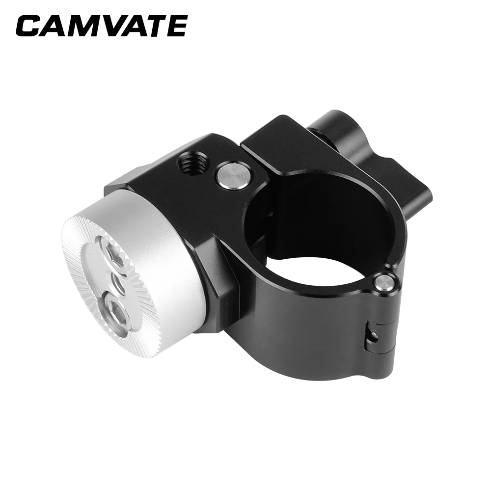 Morsetto a stelo singolo Standard 30mm CAMVATE con adattatore per montaggio filettato M6 rosetta arre per stabilizzatore DJI Ronin M/liberamente MOVI Pro
