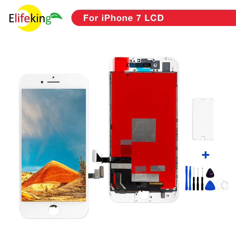 

50PCS/Lot Grade AAA for iPhone 7 LCD Display Replacement Lens with Good 3D Touch Screen Assembly Pantalla Mobile Phone LCDs