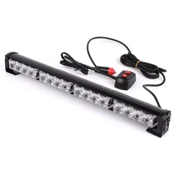 16 LED de alta potencia 12V coche camión luz estroboscópica LED bombero policía luces de advertencia de emergencia intermitentes rojo azul amarillo blanco verde