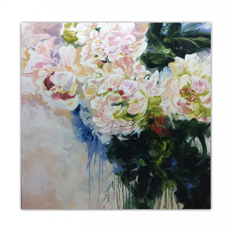 DONGMEI OILPAINTING hand painted  oil painting High-grade original flower pictures painting   NO Frame   YCD003