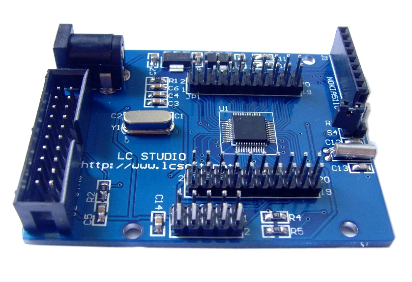 

LPC2103 core board learning board