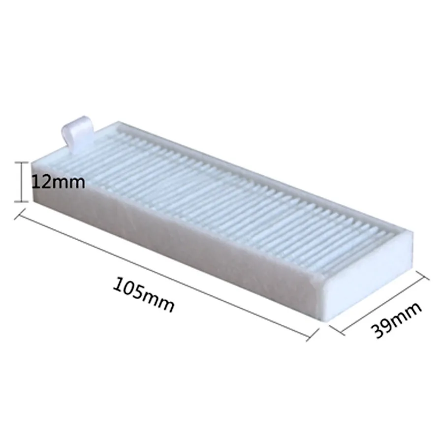 1X hepa-filter und 2X 3 arm seitige pinsel für Ecovacs Deebot CEN360 PLUS CEN330