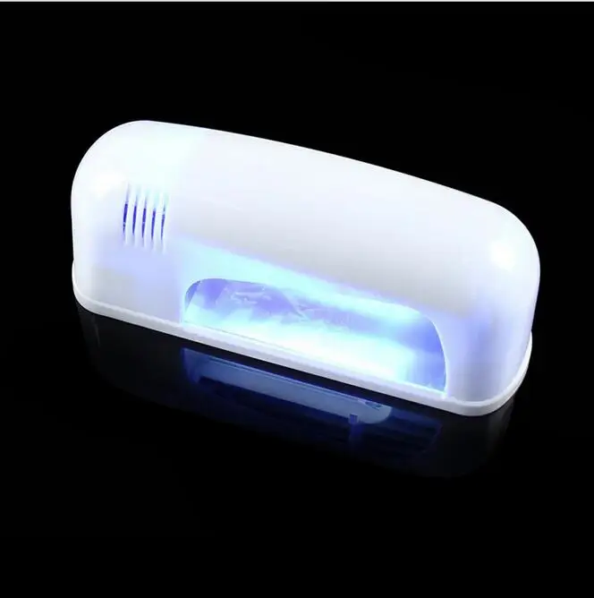 

9W White Nail Art UV Gel Curing Lamp Dryer Light EU PLUG manicure tool