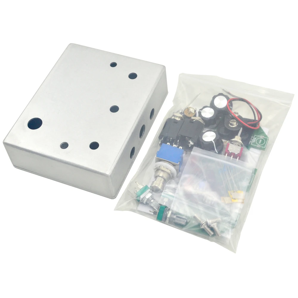 DIY Distortions Pedal All Kit With 1590BB Pre-drilled Diecast Aluminum Enclosure Box Free Ship