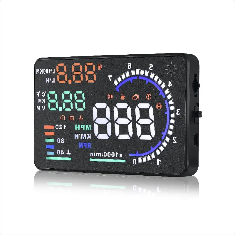 

Car HUD Head Up Display For Honda CRV CR-V 2007-2010 OBD/OBD2/OBDII Windshield Projector Safe Driving Screen Plug And Play Film