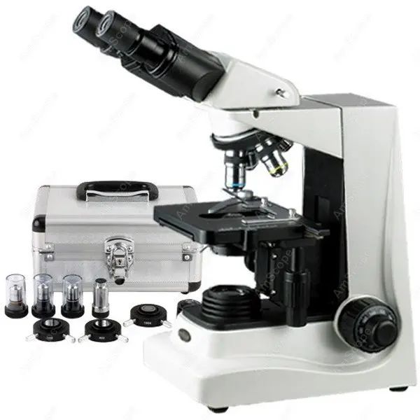 AmScope поставляет фазовый контрастный бинокль составной Микроскоп 40X-1600X