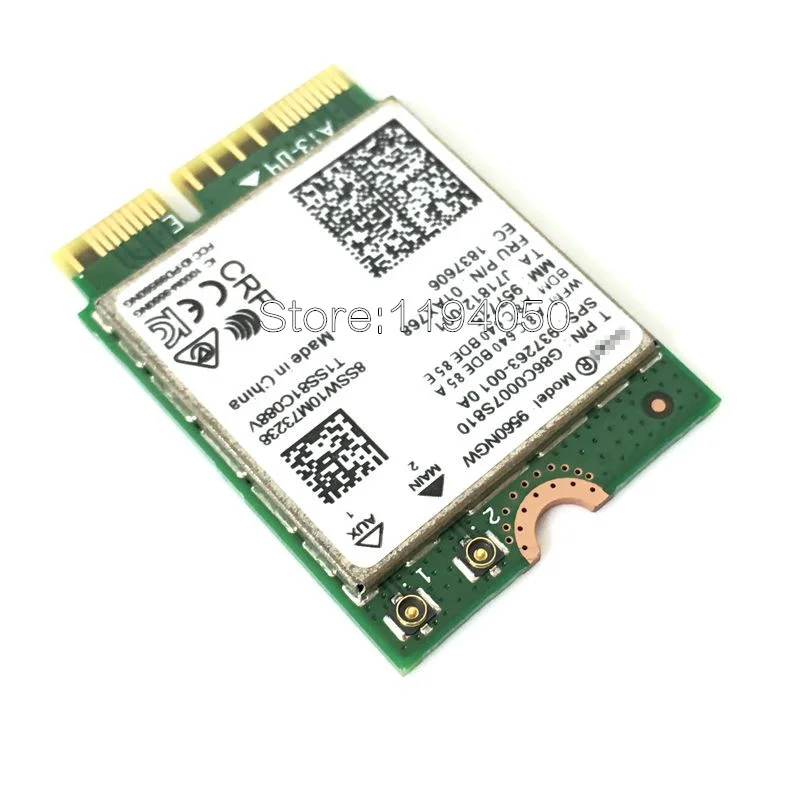 Dual-Band Wireless AC 9560 9560NGW AC9560 for 9560ngw 802.11ac NGFF 2.4G / 5G 2x2 Wi-Fi Card Bluetooth  5.0 NGFF /M.2