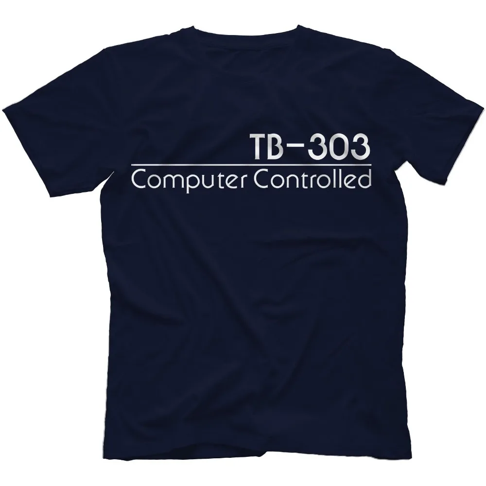 Tb-303 تي شيرت 100% قطن سنتش Esiser حمض التناظرية ريترو 808 909 جودة عالية الصيف أزياء جديدة للرجال س الرقبة تي شيرت