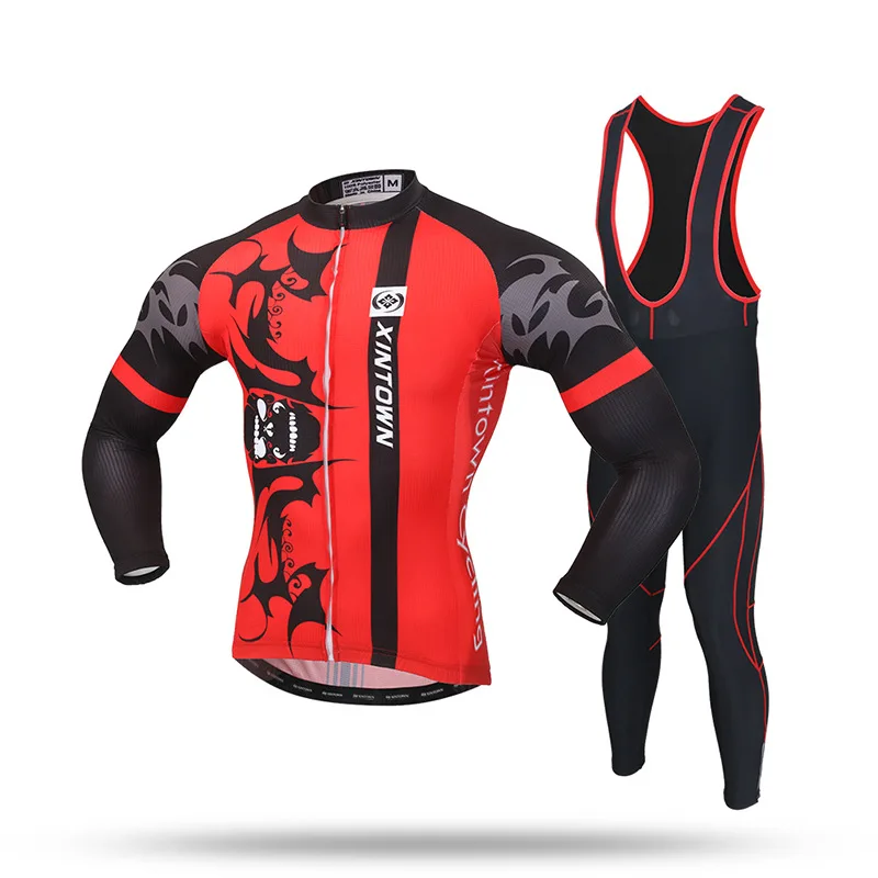 

XINTOWN New Sets Sportswear long Sleeve cycling jersey bicycling shirts Bicycle bike MTB Ciclismo cycle clothing Pants