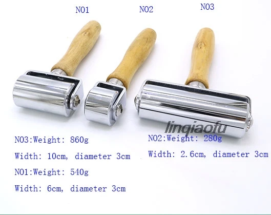 Leather roller push roller roller  Diy handmade leather press tool  Solid leather edger iron roller