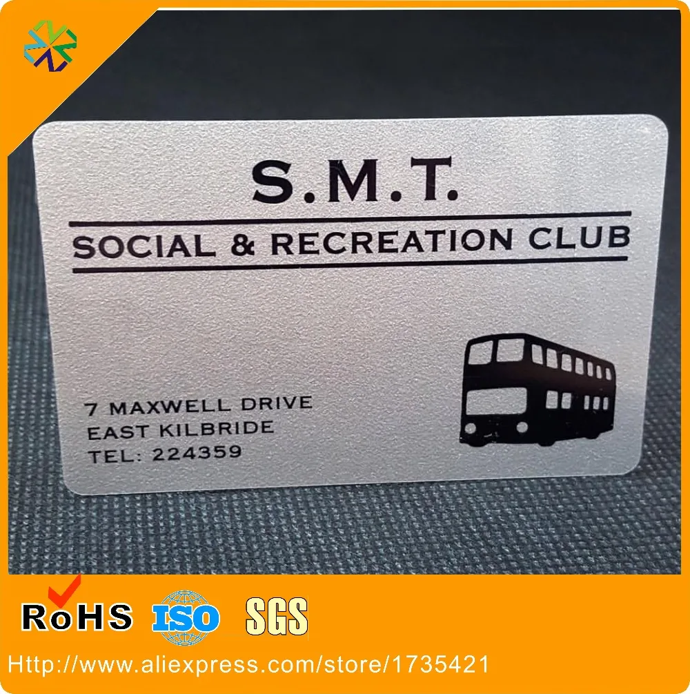 frosed surface lamination PVC VIP membership card