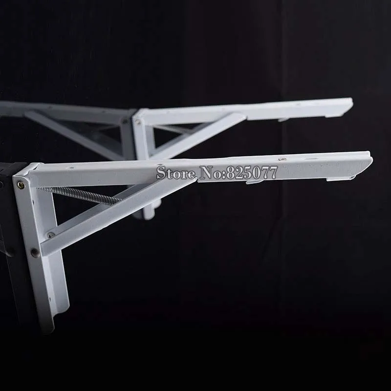 14 Inch Spring Folding shelf bracket Porous folding scaffold shelf support Multifunction Triangle bracket 2pcs/lot KF776