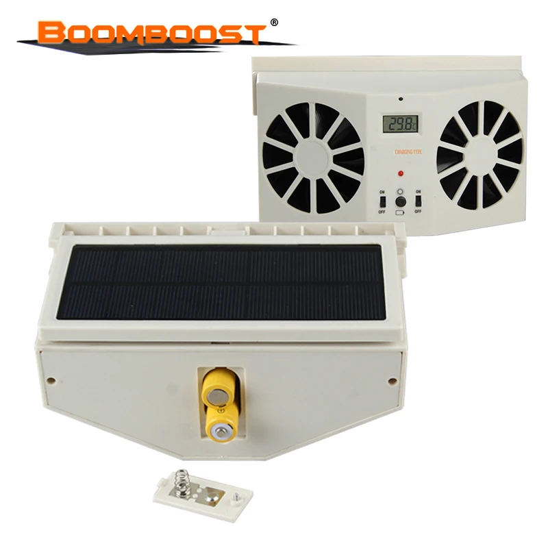 

2015 newly hot selling Portable Solar Sun Power 2W Car Auto Air Vent Cool Fan Cooler Ventilation System Radiato with Display