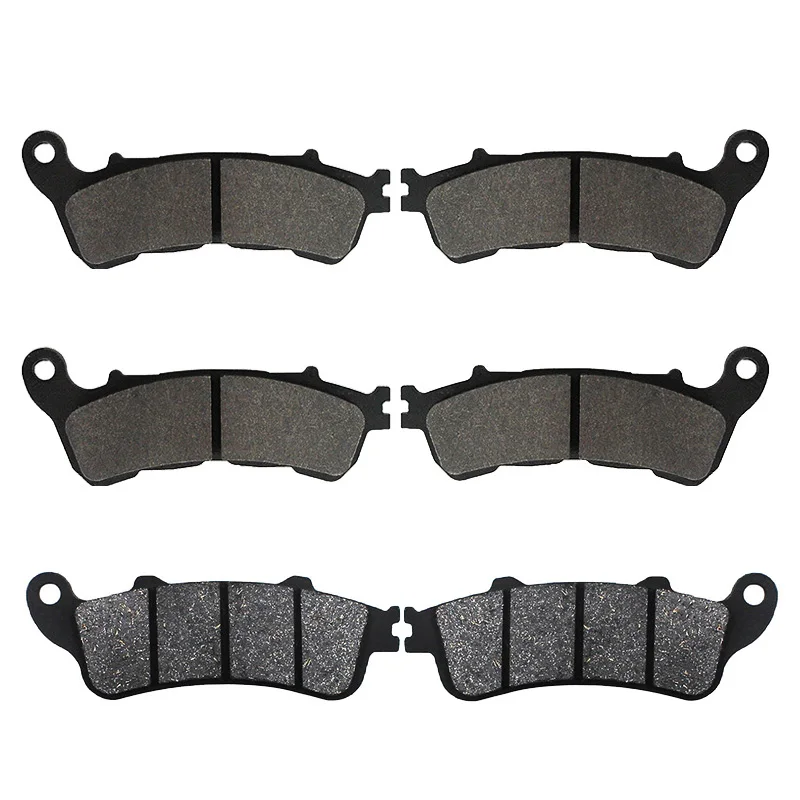 Motorcycle Front and Rear Brake Pads for Honda VFR800 Interceptor 800 06-13 NT700 Deauville 06-13 XL1000 Varadero 04-11