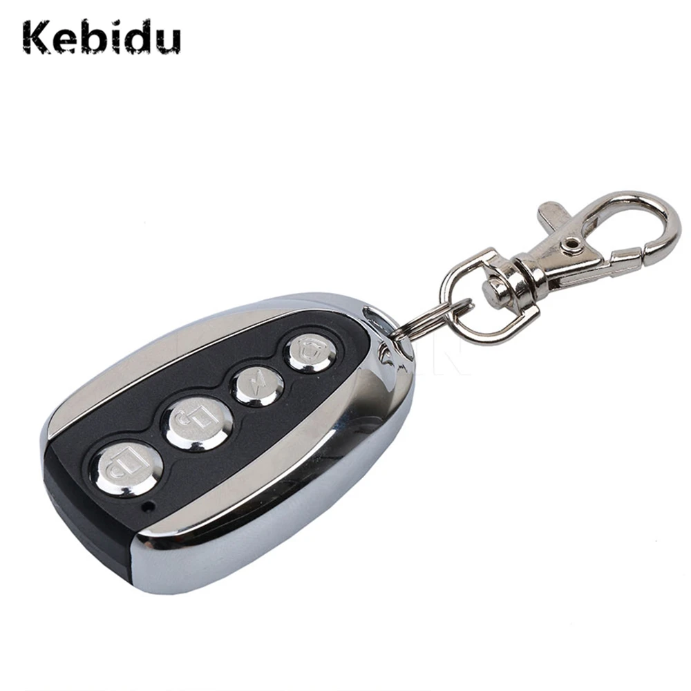 Kebidu 433Mhz Fixed Code Remote Duplicator Garage Door Remote Control Opener Electric Face to Face Car Gate Transmitter Newest