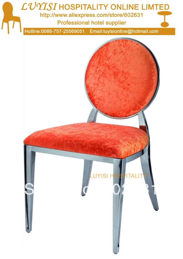 

Stainless steel Hotel chair LYS-D4,srong and comfortable,fast delivery