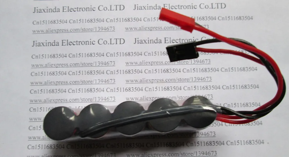 Bateria recarregável ni-mh power, 6v, 2/3a, 1600mah, 2/3a, recarregável, trapezoidal, receptor de gasolina, pacote de baterias de carregamento com tomada